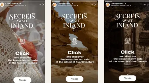 Images from the Canary Islands “Secrets await inland” campaign 