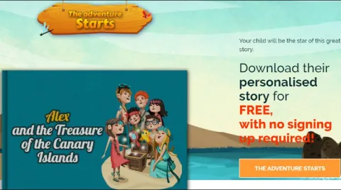 The Canary Islands participate in World Book Day with an original personalised story for children 