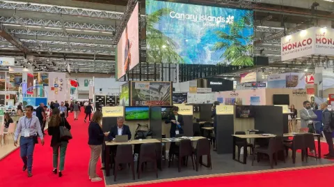 Estand de Islas Canarias en IMEX 2024