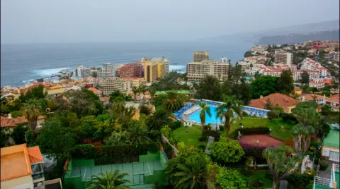 Localidad turística de las Islas Canarias