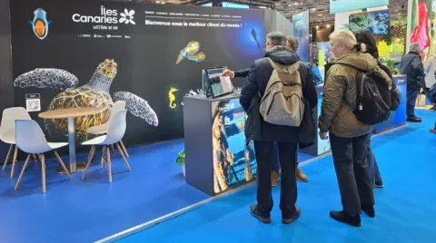Participación de Islas Canarias en el Salon de la Plongée