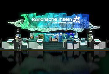 Estand de Islas Canarias en ITB 2025