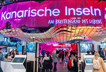 Estand de Islas Canarias en ITB 2025
