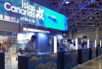 Islas Canarias asiste a la Mediterranean Diving Show de Barcelona 2020, la feria de submarinismo más importante de España