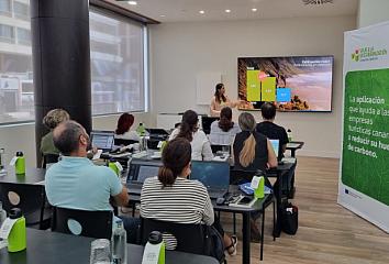 Uno de los talleres de la herramienta "Viaje a la descarbonización" celebrados en las Islas Canarias 
