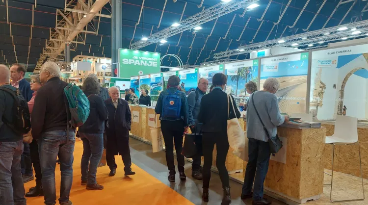 Estand de Islas Canarias en la feria Vakantiebeurs 2023