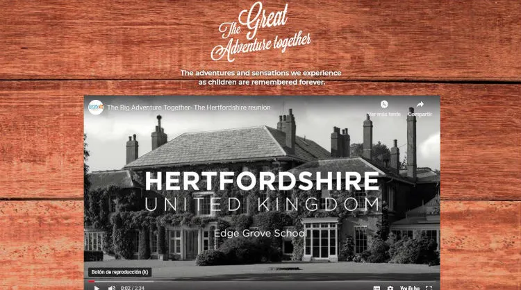 Image of the website greatmemoriesforlife.com, the campaign by the Canary Islands which won an award at the US International Film & Video Festival in Los Angeles