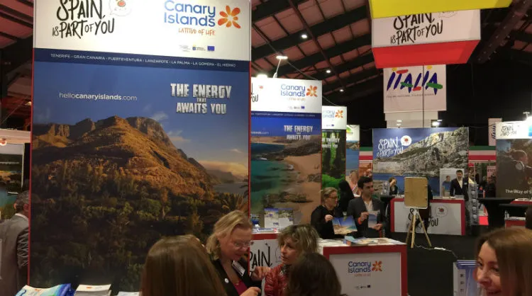 Presencia de Islas Canarias en la feria Holiday World, en Dublín