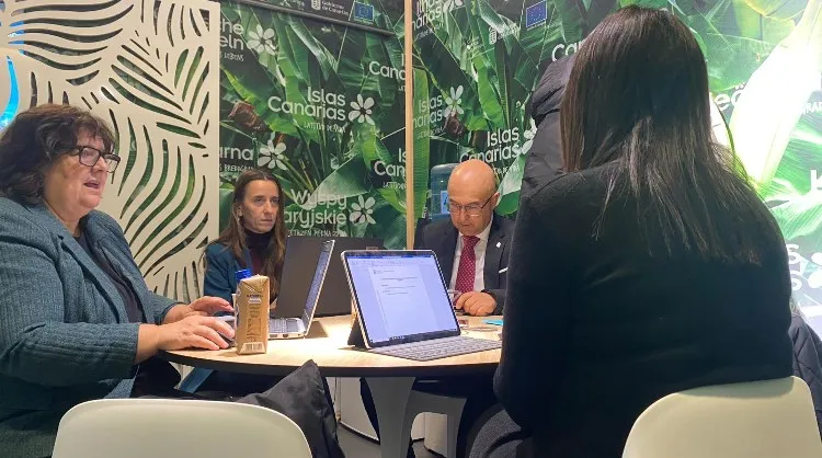 El equipo de Turismo de Islas Canarias mantiene una intensa agenda de reuniones durante la ITB