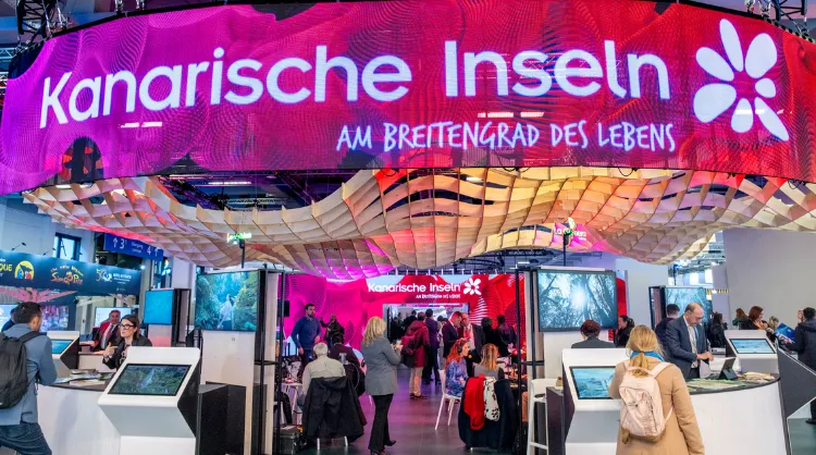 Estand de Islas Canarias en ITB 2025