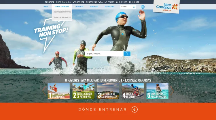 Página Inicio trainingnonstop.com